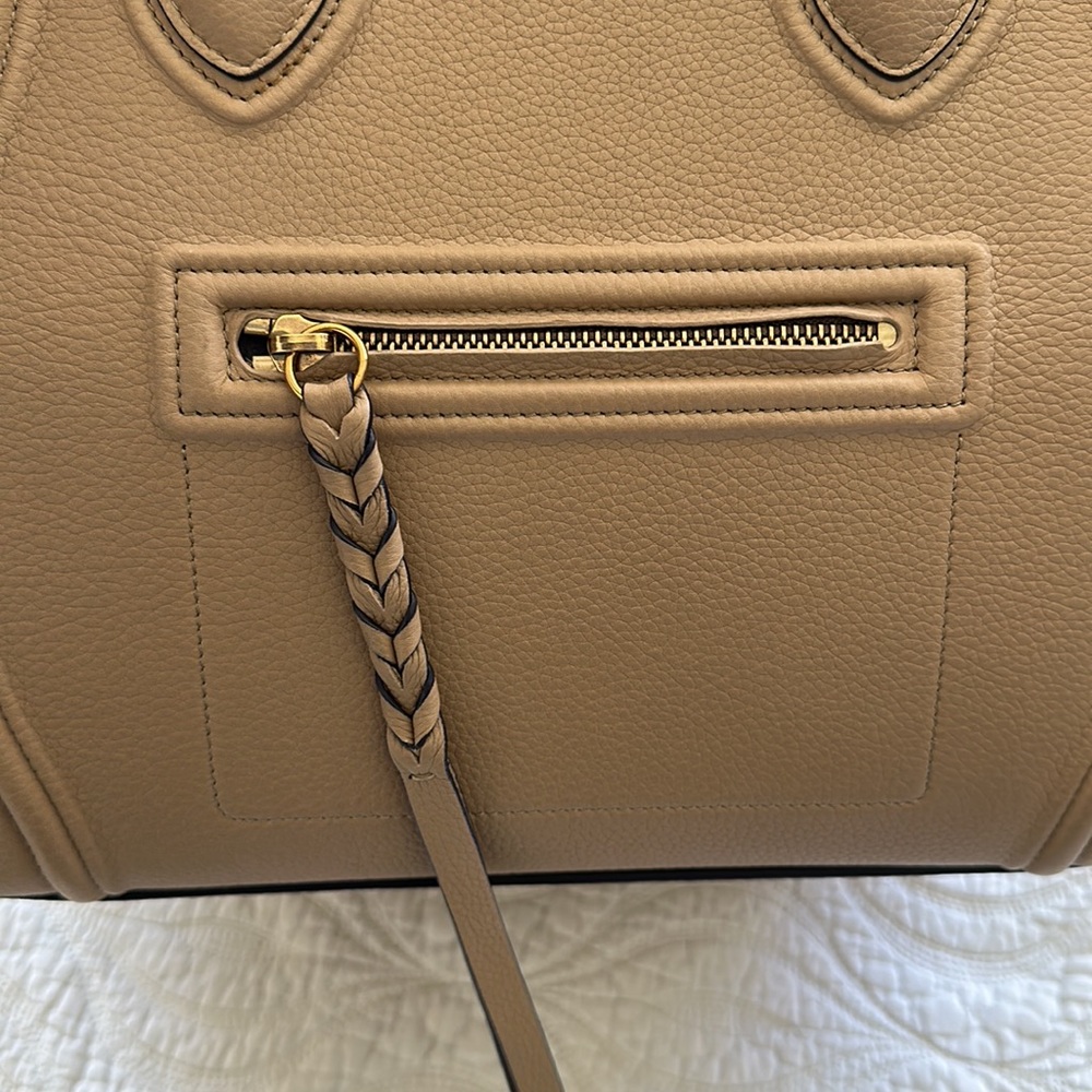 CELINE Grained Calfskin Medium Phantom Luggage in Light Beige - Picture 9 of 12